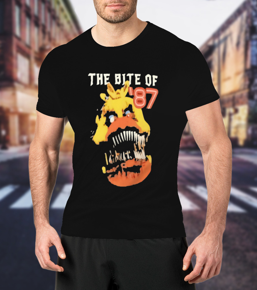 The Bite Of '87 Nightmare Chica Five Nights At Freddy's T-Shirt
