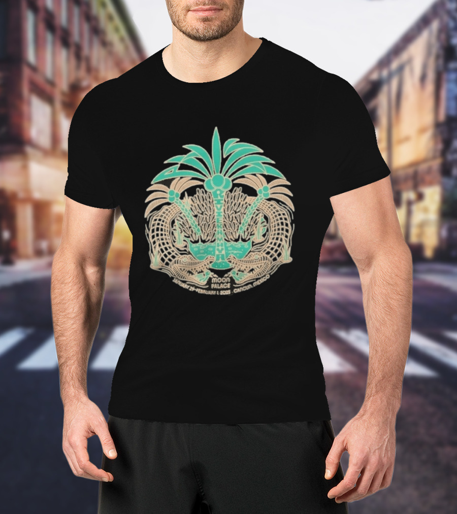 Phish Riviera Maya Moon Palace January 2025 Cancun Mexico Coconut Gators T-Shirt
