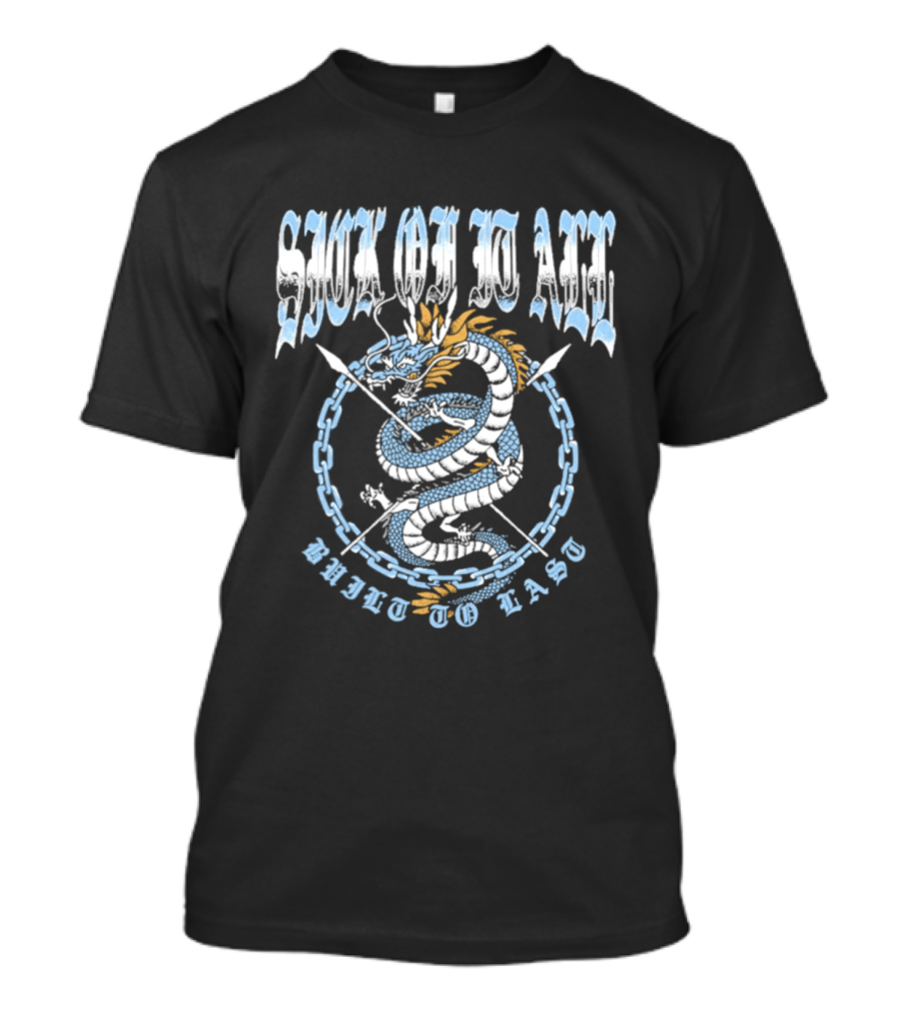Sick Of It All Built To Last Dragonchain Snake T-Shirt