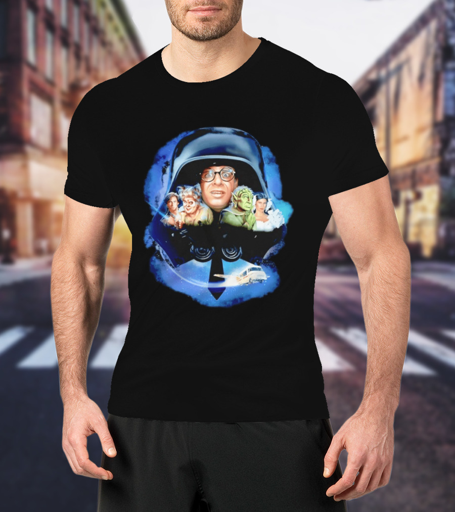 Spaceballs 2 Dark Helmet Rick Moranis Sci Fi Comedy Movie Cast Spaceship T-Shirt