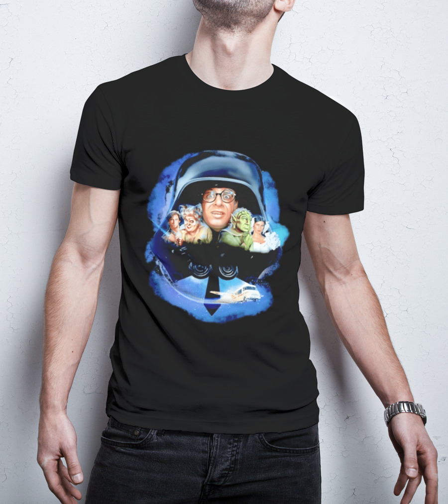 Spaceballs 2 Dark Helmet Rick Moranis Sci Fi Comedy Movie Cast Spaceship T-Shirt