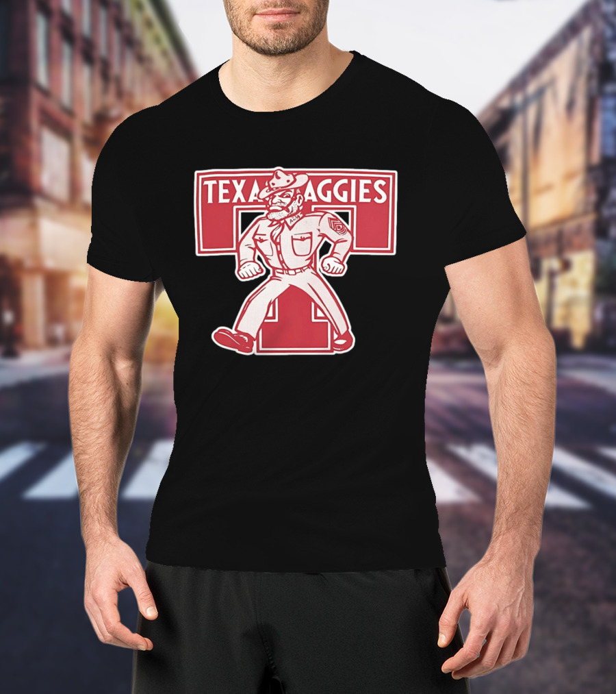 Texas Aggies Reveille Station Old Sarge AMT T-Shirt