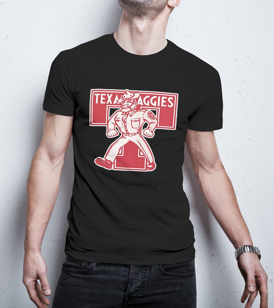 Texas Aggies Reveille Station Old Sarge AMT T-Shirt