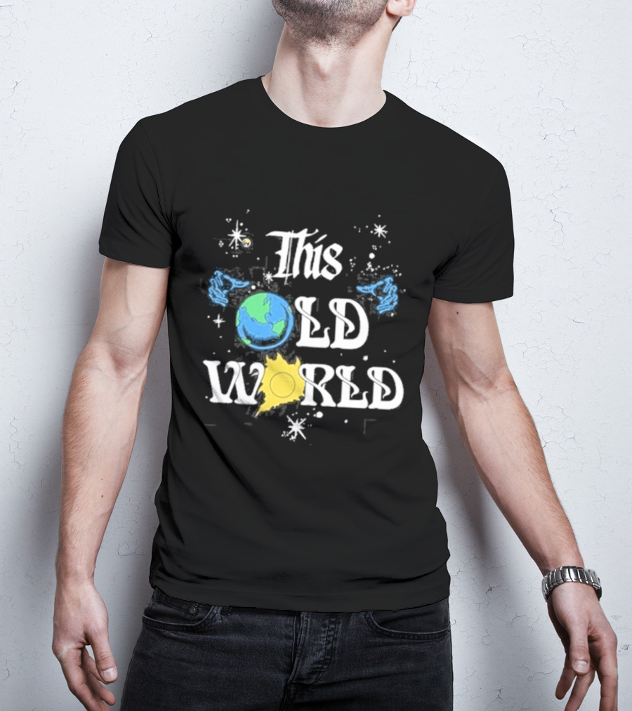 Celestial Earth Sun And Stars This Old World T-Shirt