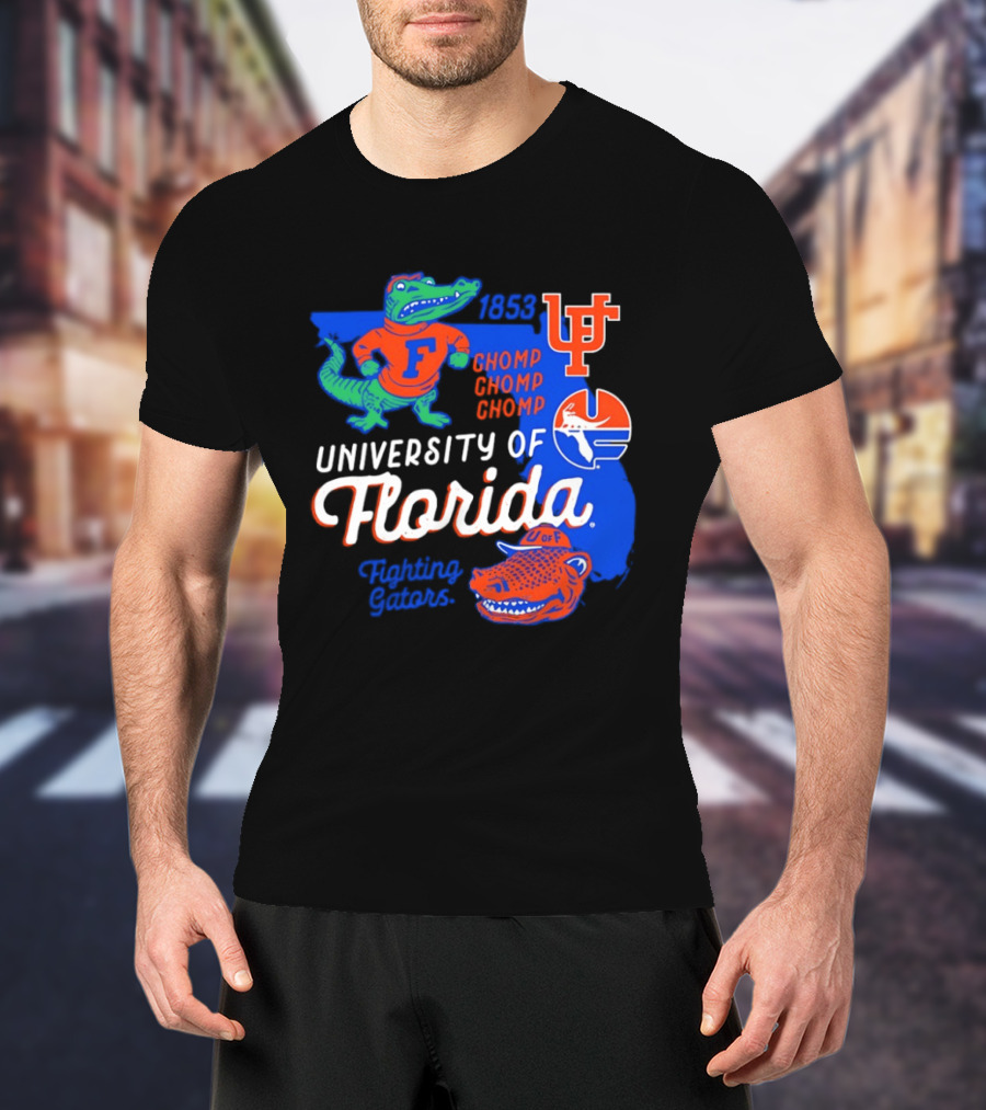 University Of Florida Fighting Gators Chomp Chomp Chomp 1986 U Of F T-Shirt