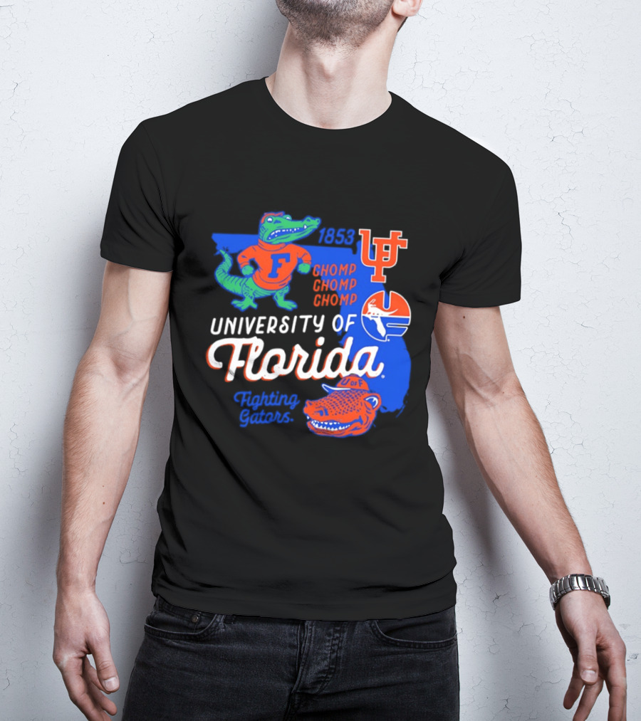 University Of Florida Fighting Gators Chomp Chomp Chomp 1986 U Of F T-Shirt