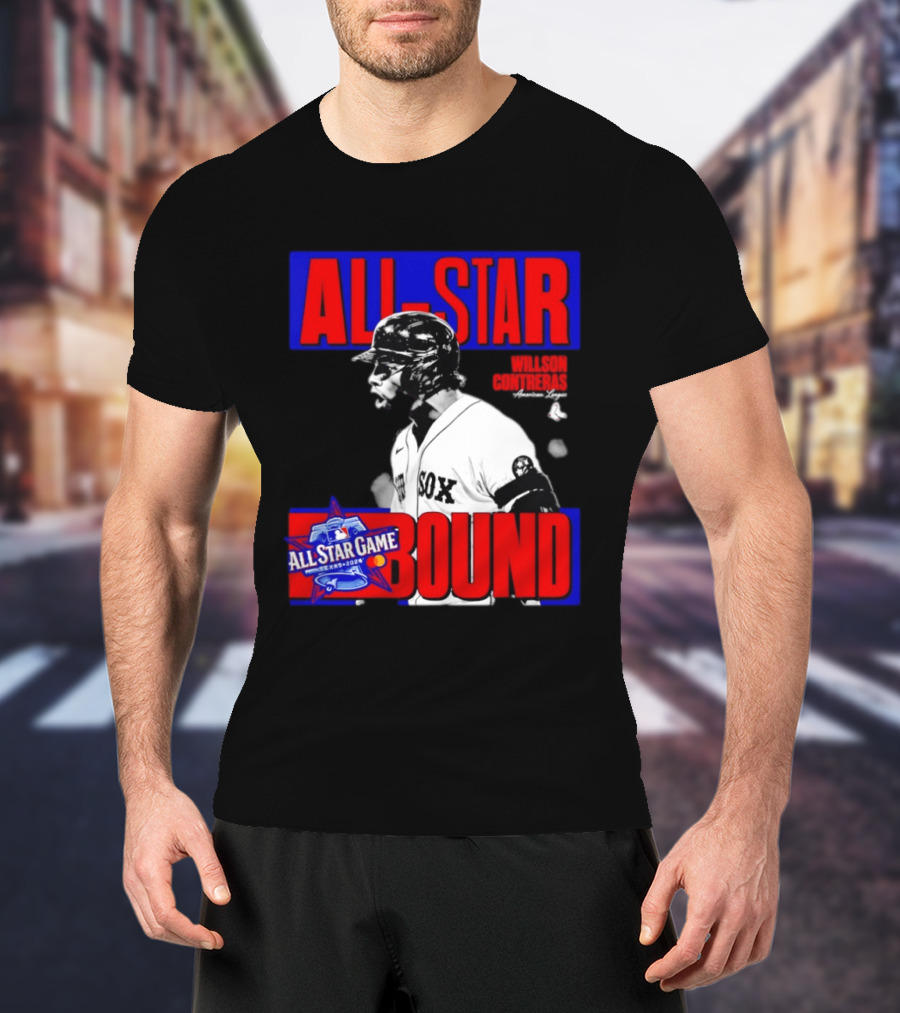 All Star Bound 2024 Willson Contreras Texas American League T-Shirt