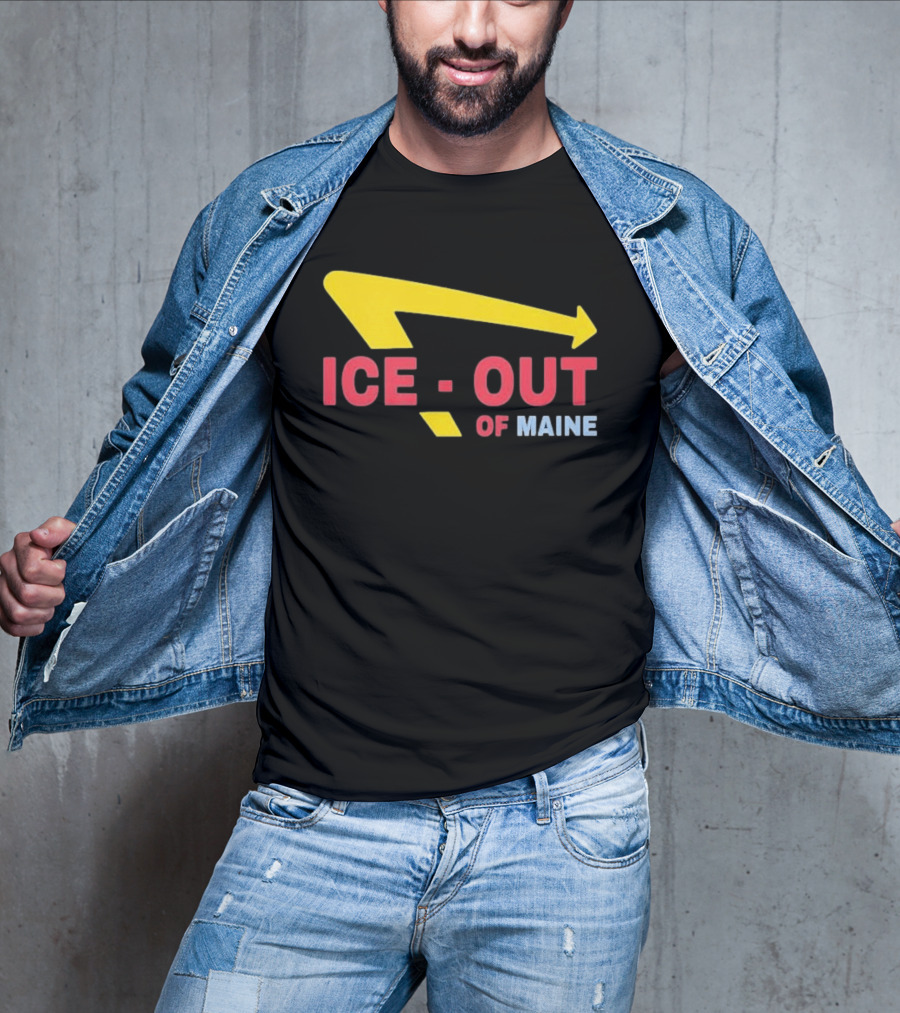 Ice Out Of Maine 2026 Arrow T-Shirt