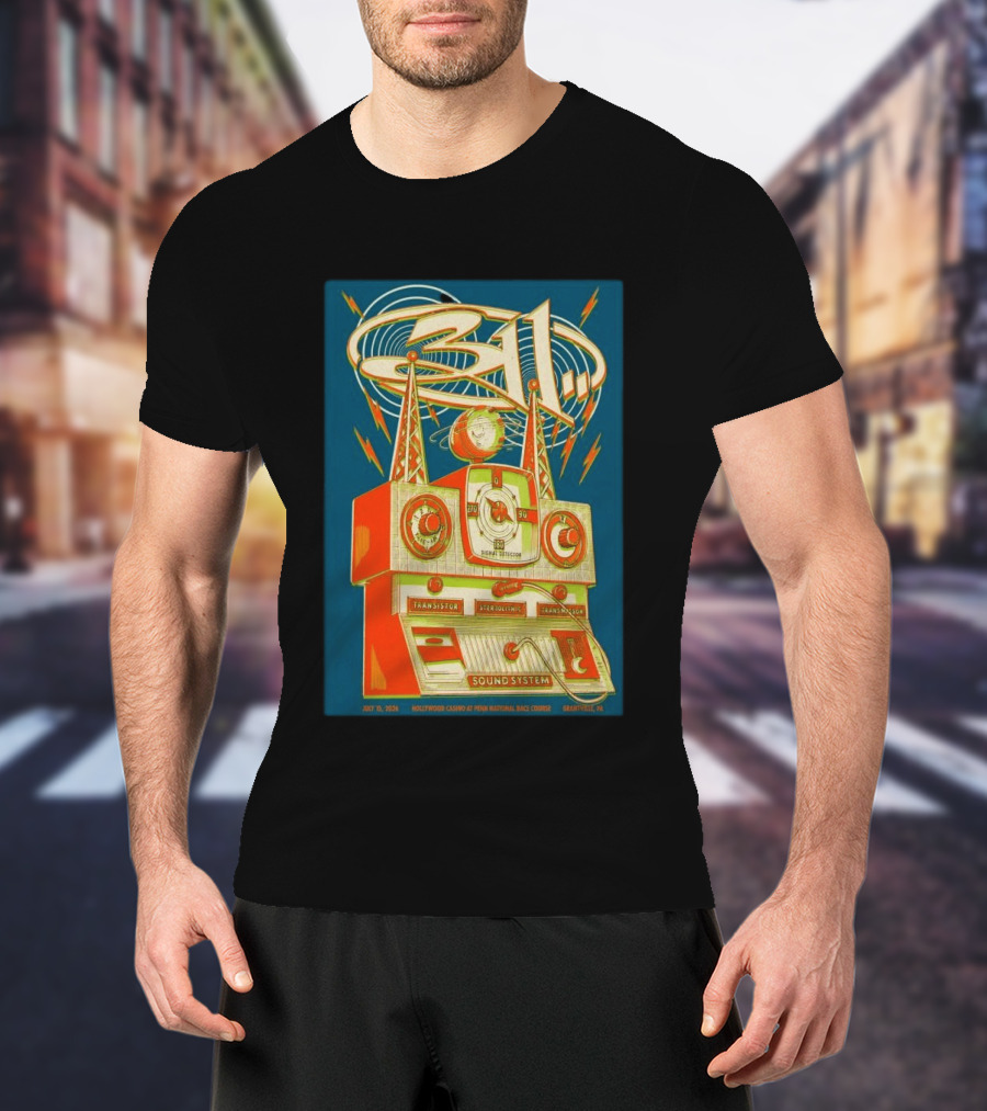 311 Grantville PA July 25 2026 Hollywood Casino Sound System T-Shirt