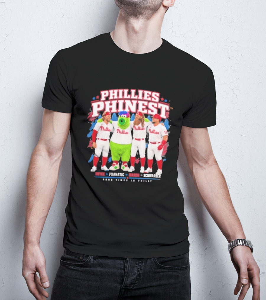 Bryce Harper The Phanatic Brandon Marsh Kyle Schwarber Phillies Phinest T-Shirt