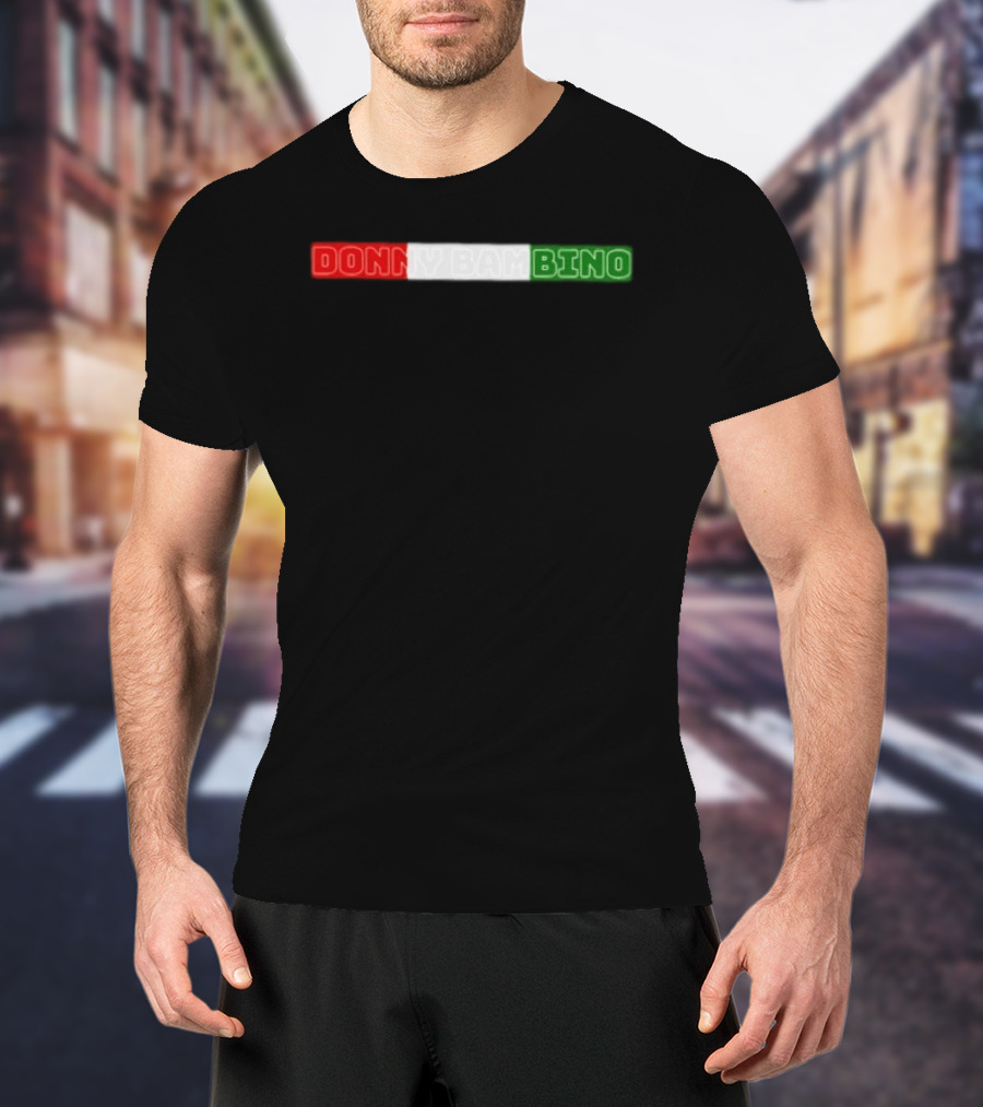 Donny Bambino Italian Flag T-Shirt