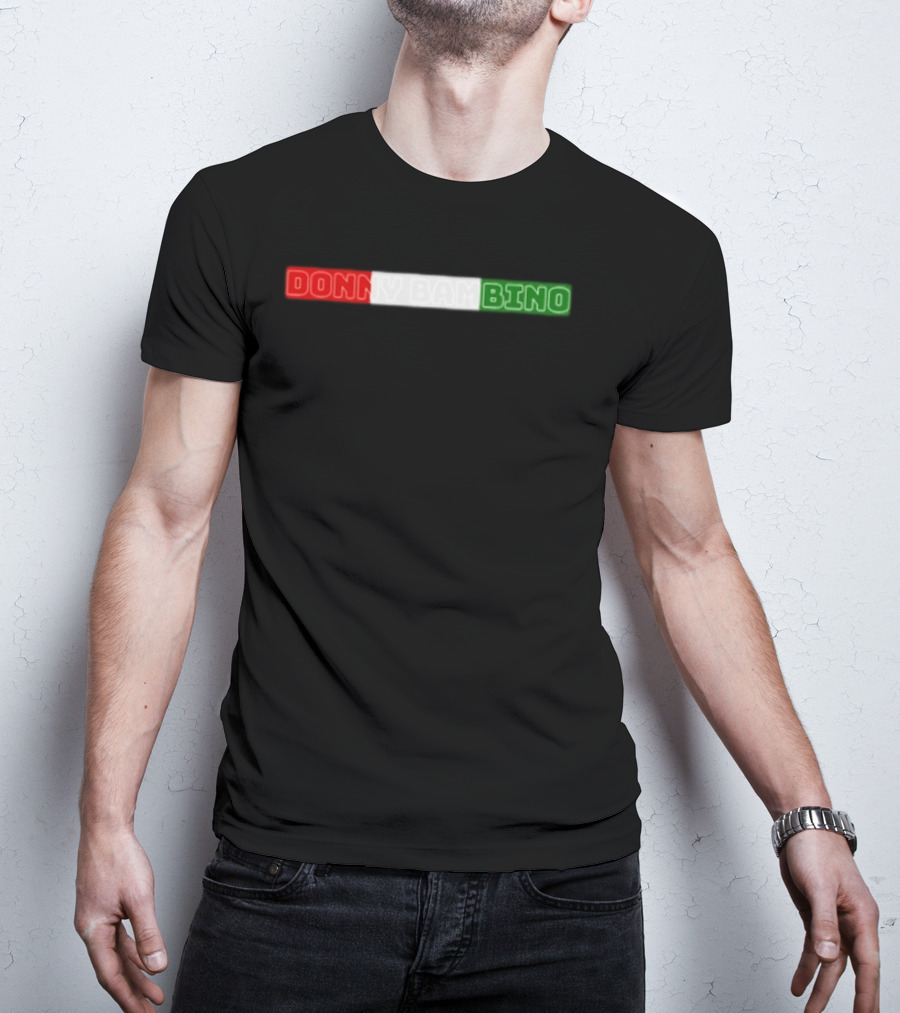 Donny Bambino Italian Flag T-Shirt