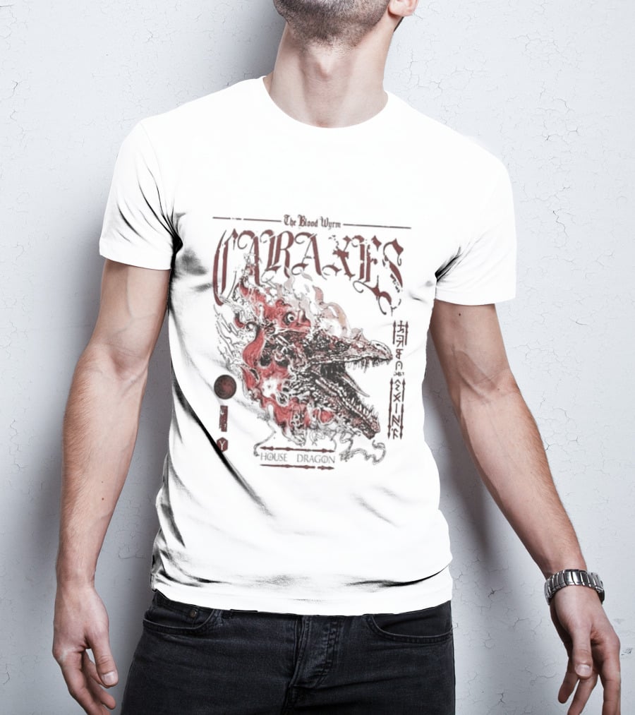 Caraxes House Of The Dragon The Blood Wyrm Fantasy Beast T-Shirt