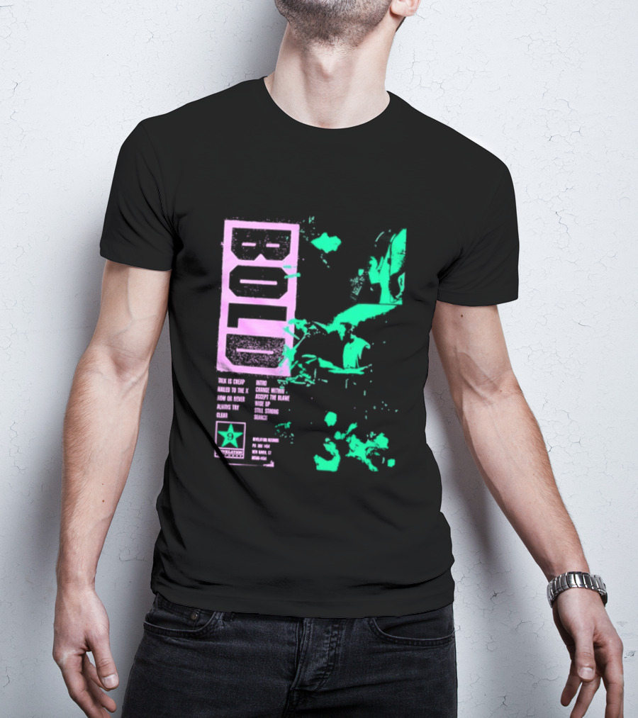 Revelation Records Talk Is Cheap Nailed To The X Positive Scene Unity Hardcore Punk T-Shirt