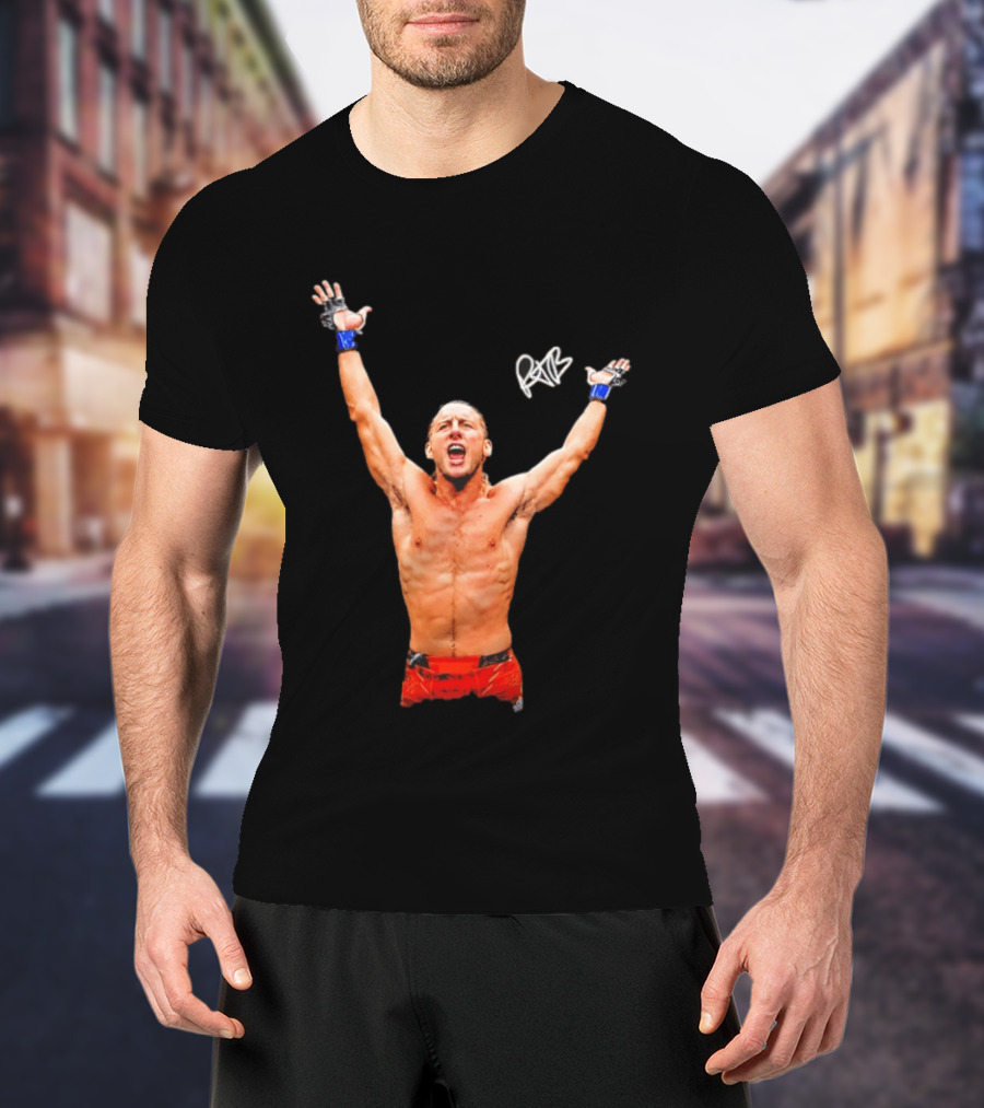 Ryan Hall UFC 2026 Victory Celebration Champion Pose T-Shirt