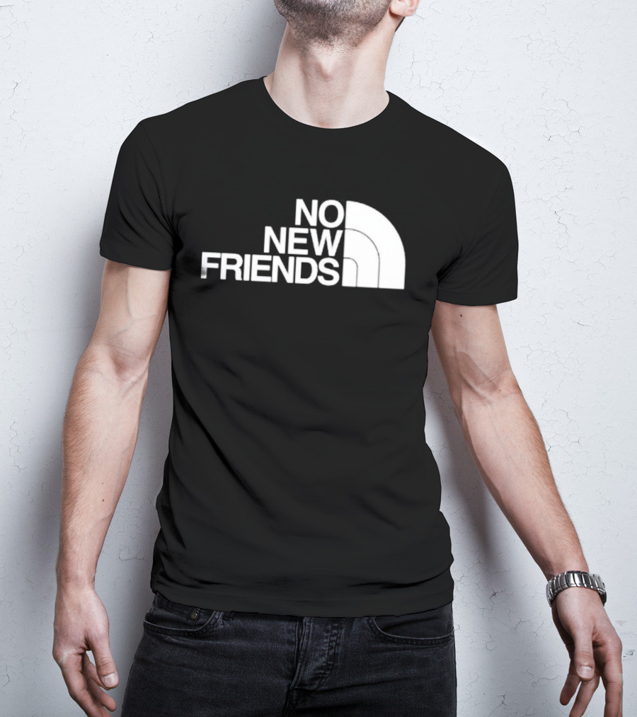 Saosin No New Friends North Face T-Shirt