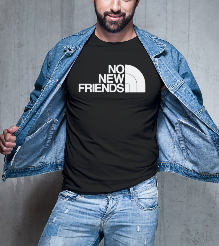 Saosin No New Friends North Face T-Shirt