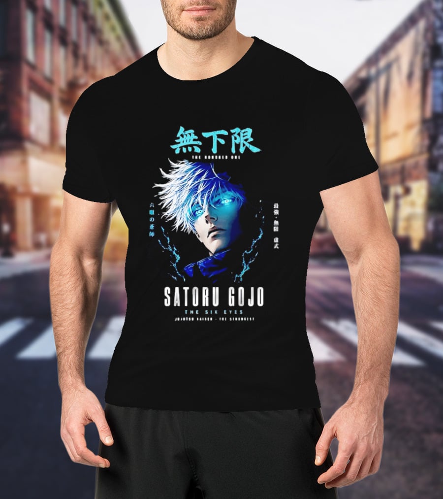 Satoru Gojo The Six Eyes Jujutsu Kaisen The Honored One T-Shirt