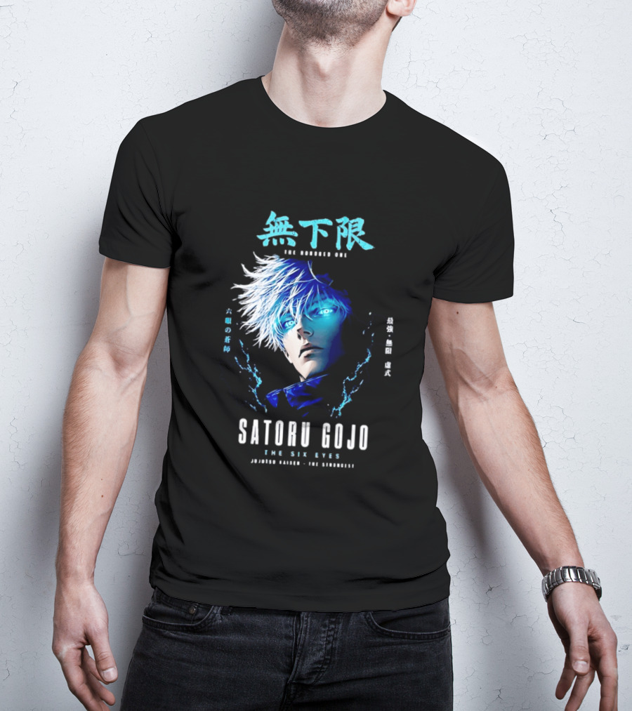 Satoru Gojo The Six Eyes Jujutsu Kaisen The Honored One T-Shirt