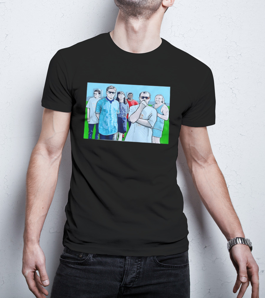 The Office Cast Illustrated Group Scene T-Shirt