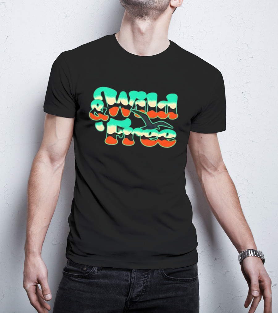 Wild And Free Bird Flight T-Shirt