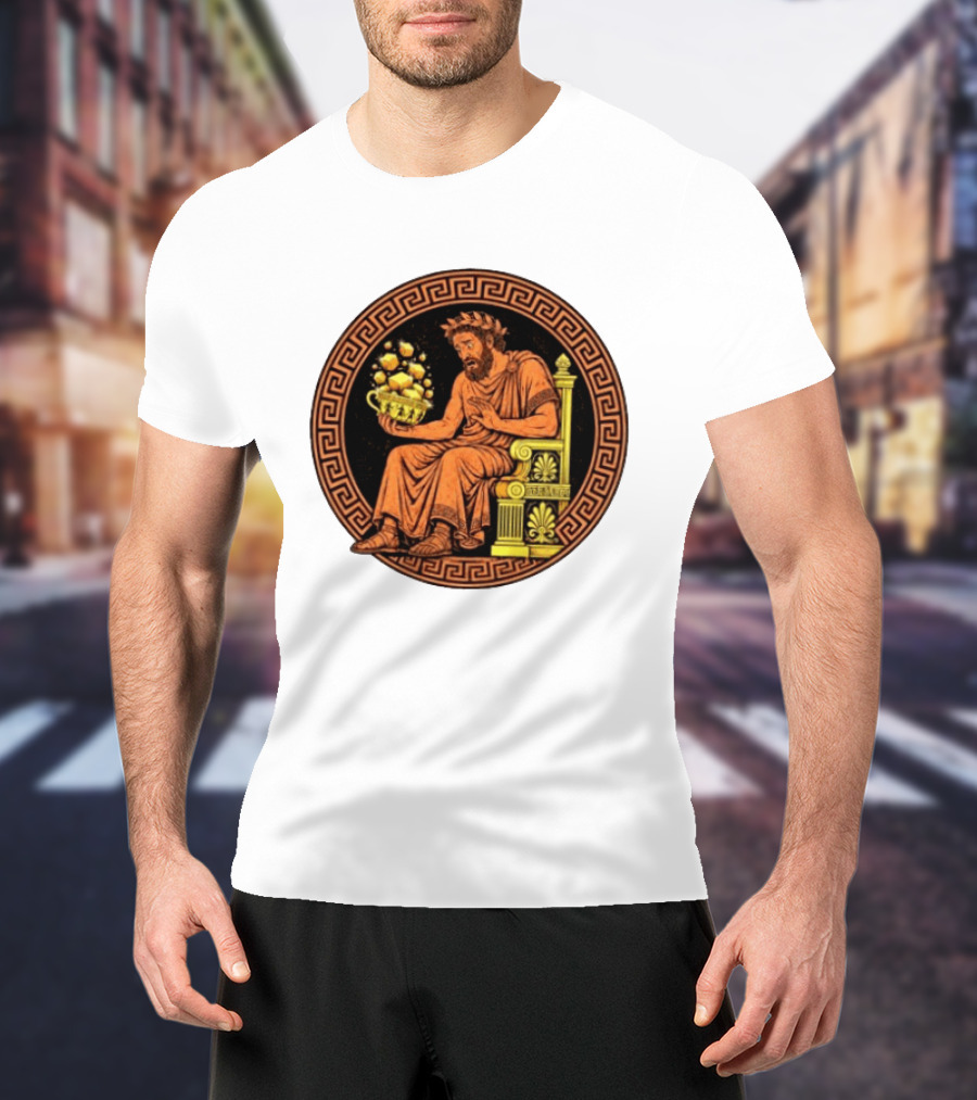 King Midas Ancient Greek Mythology Gold Transformative Touch T-Shirt