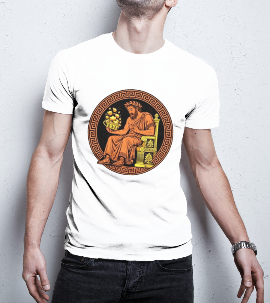King Midas Ancient Greek Mythology Gold Transformative Touch T-Shirt