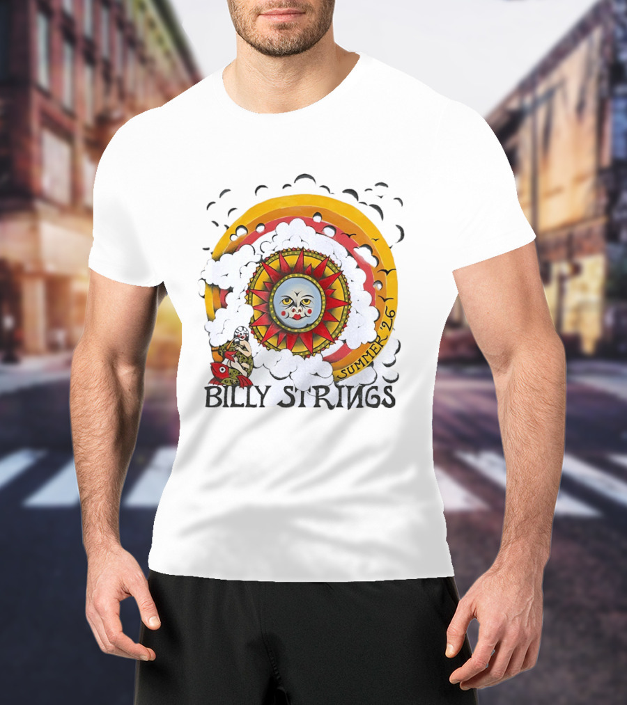 Billy Strings Sun Face Summer 2026 Tour T-Shirt