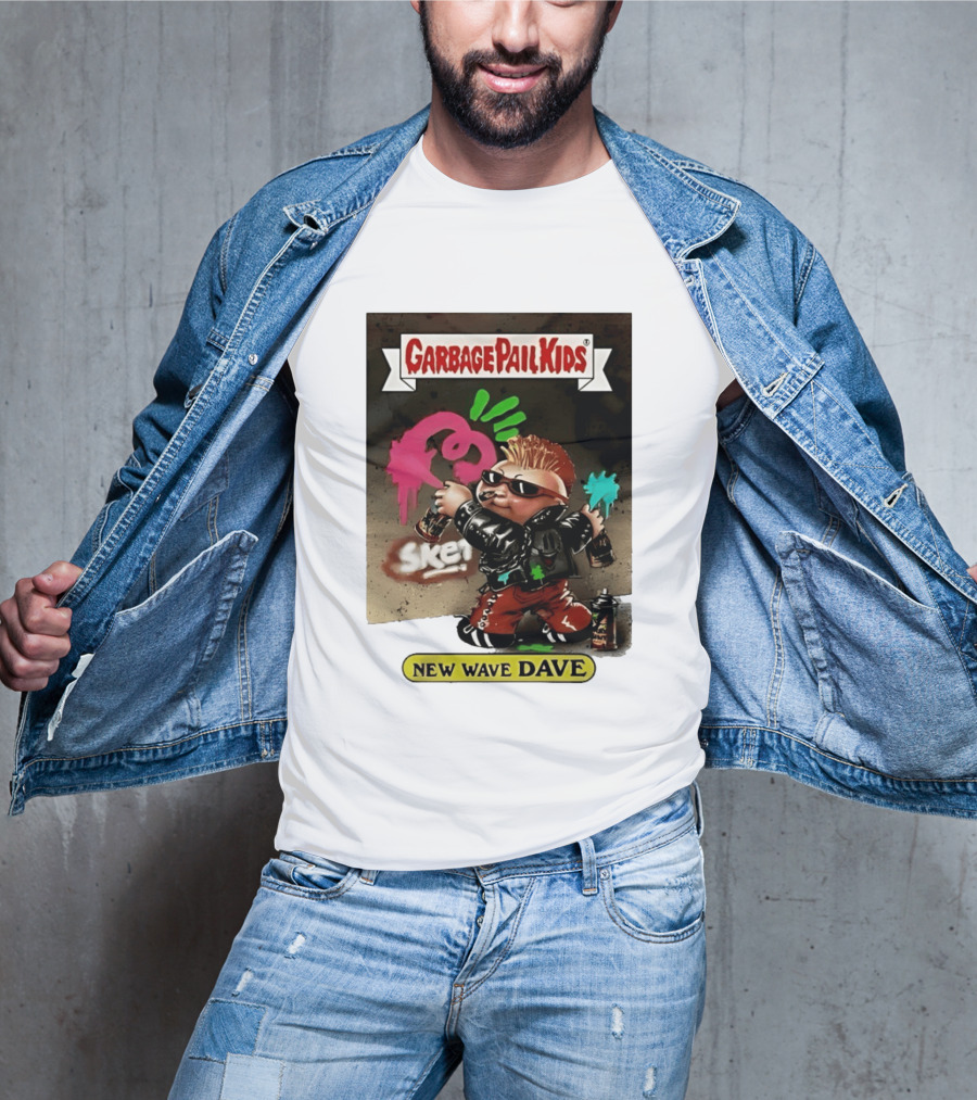 New Wave Dave Garbage Pail Topps T-Shirt