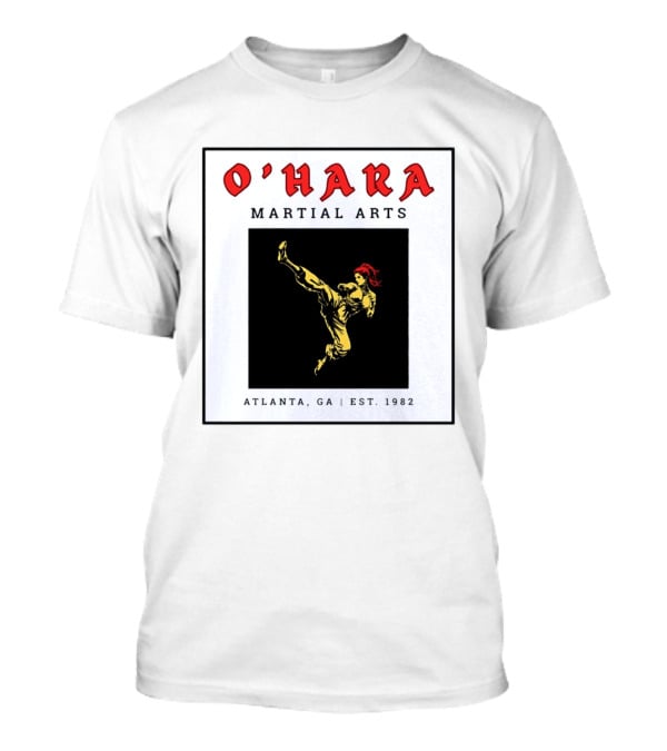 O'Hara Martial Arts Atlanta GA Est 1982 Karate Martial Artist Kick T-Shirt