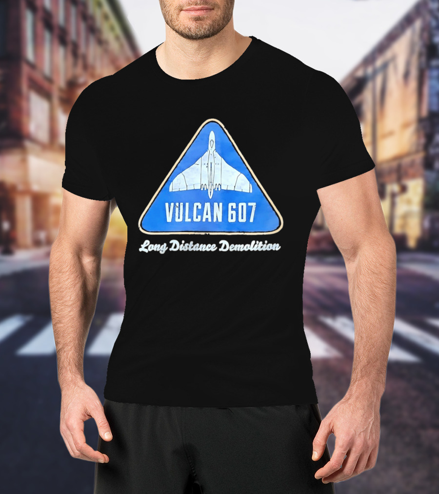 Vulcan 607 Long Distance Demolition Vintage Distressed T-Shirt