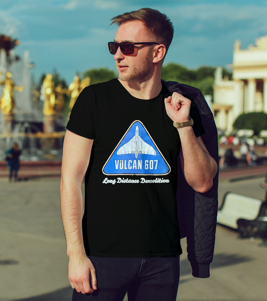Vulcan 607 Long Distance Demolition Vintage Distressed T-Shirt