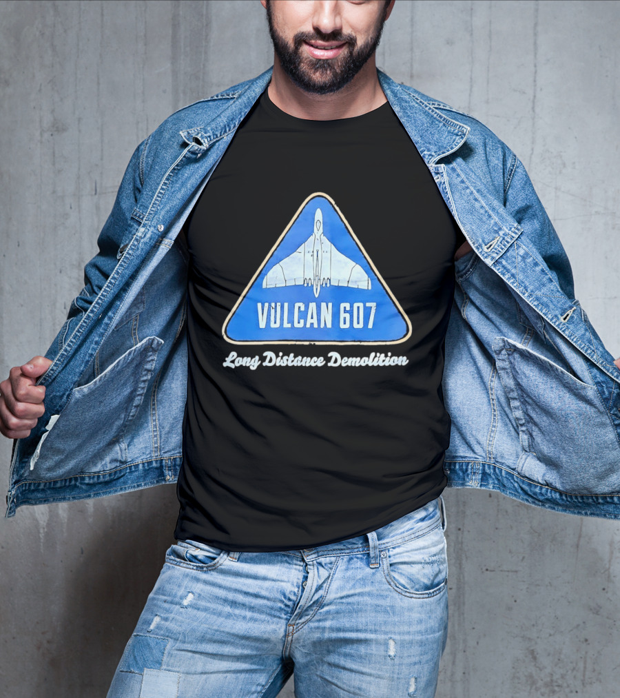 Vulcan 607 Long Distance Demolition Vintage Distressed T-Shirt
