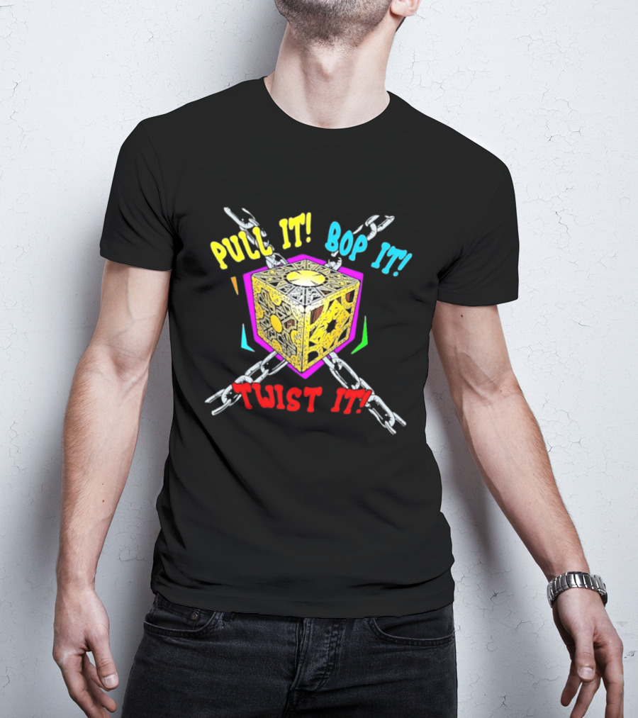 Lament Configuration Puzzle Box Pull It Bop It Twist It Chains Mashup T-Shirt