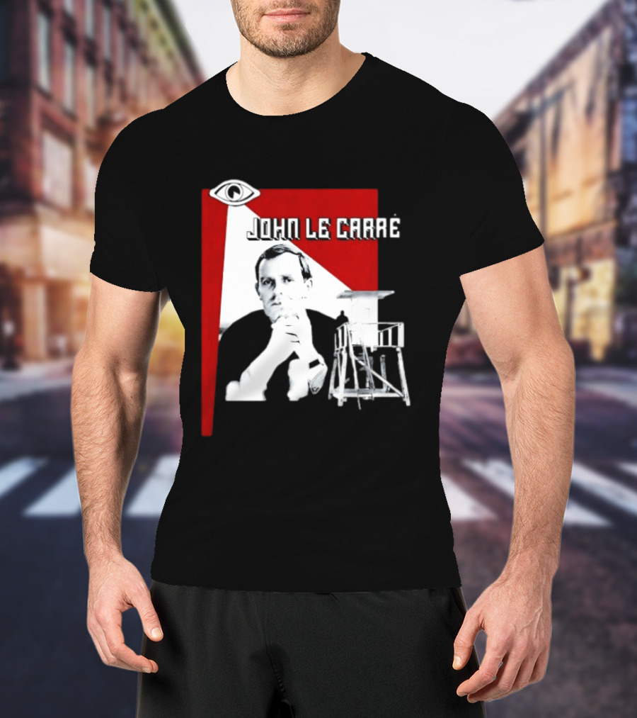 John Le Carré Spy Fiction Author Espionage Tower T-Shirt