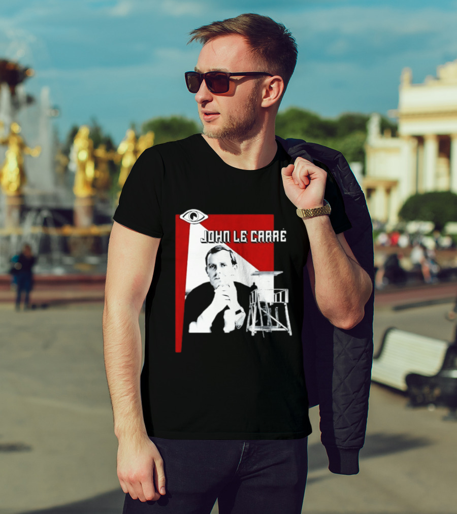John Le Carré Spy Fiction Author Espionage Tower T-Shirt