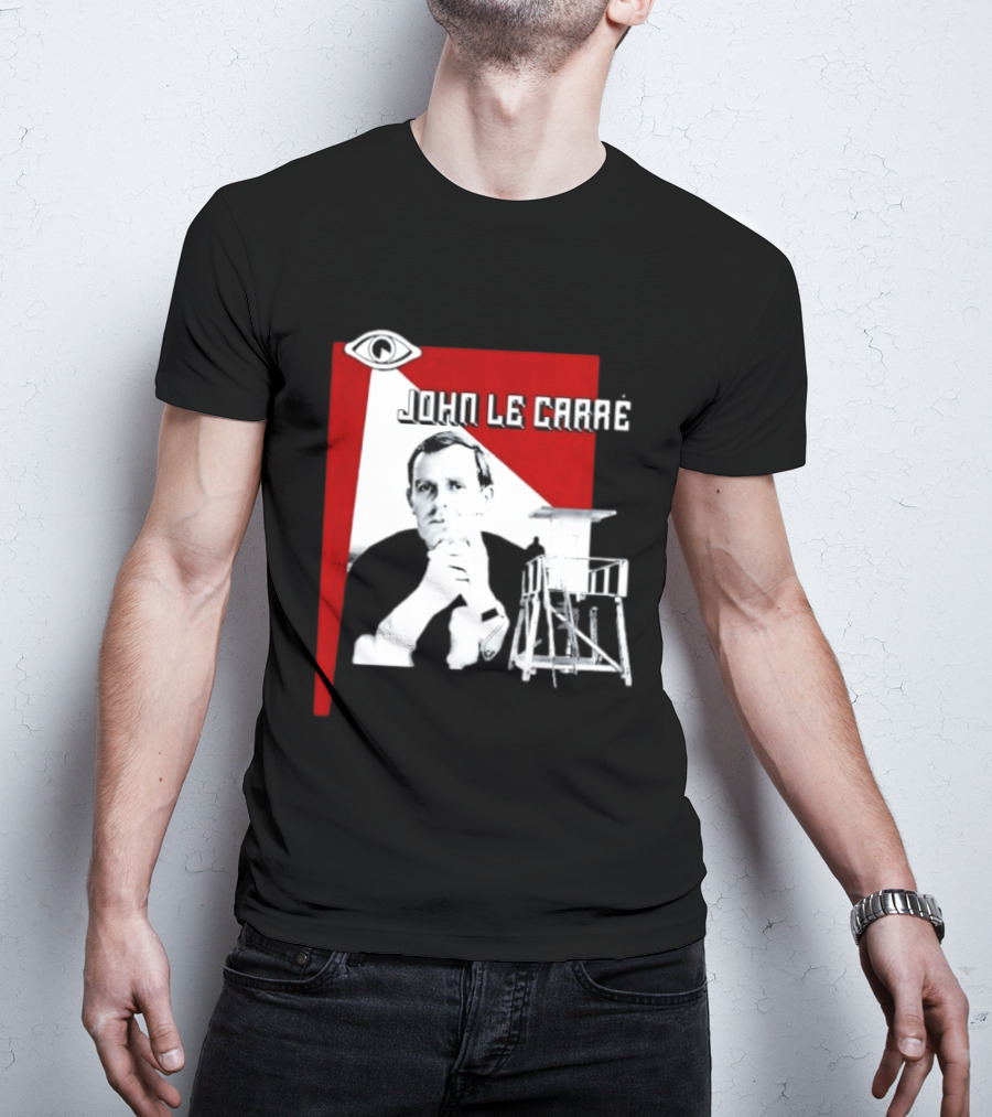 John Le Carré Spy Fiction Author Espionage Tower T-Shirt