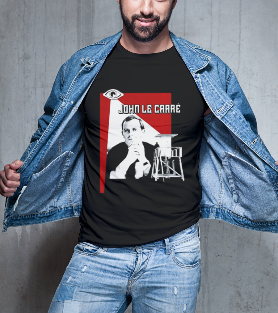 John Le Carré Spy Fiction Author Espionage Tower T-Shirt