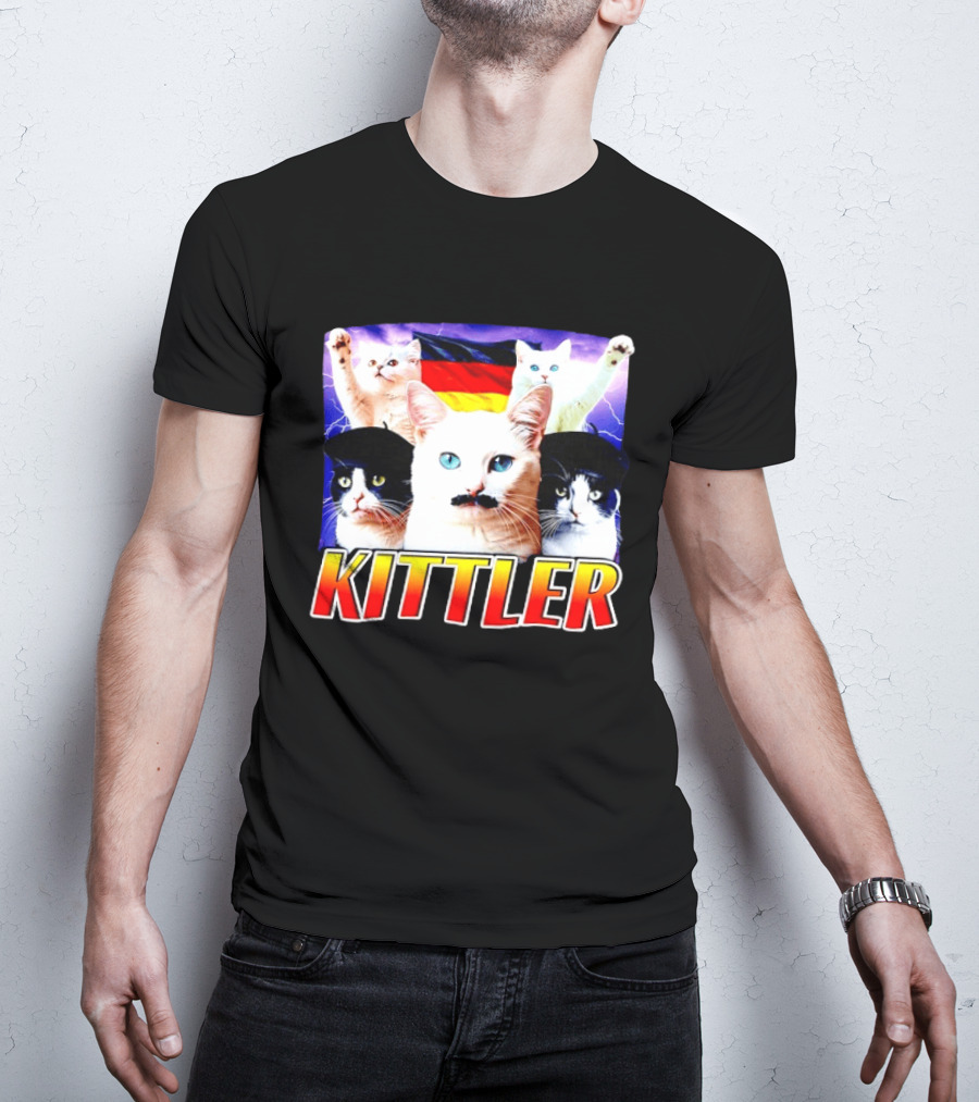 Kittler Cats With German Flag And Cats T-Shirt