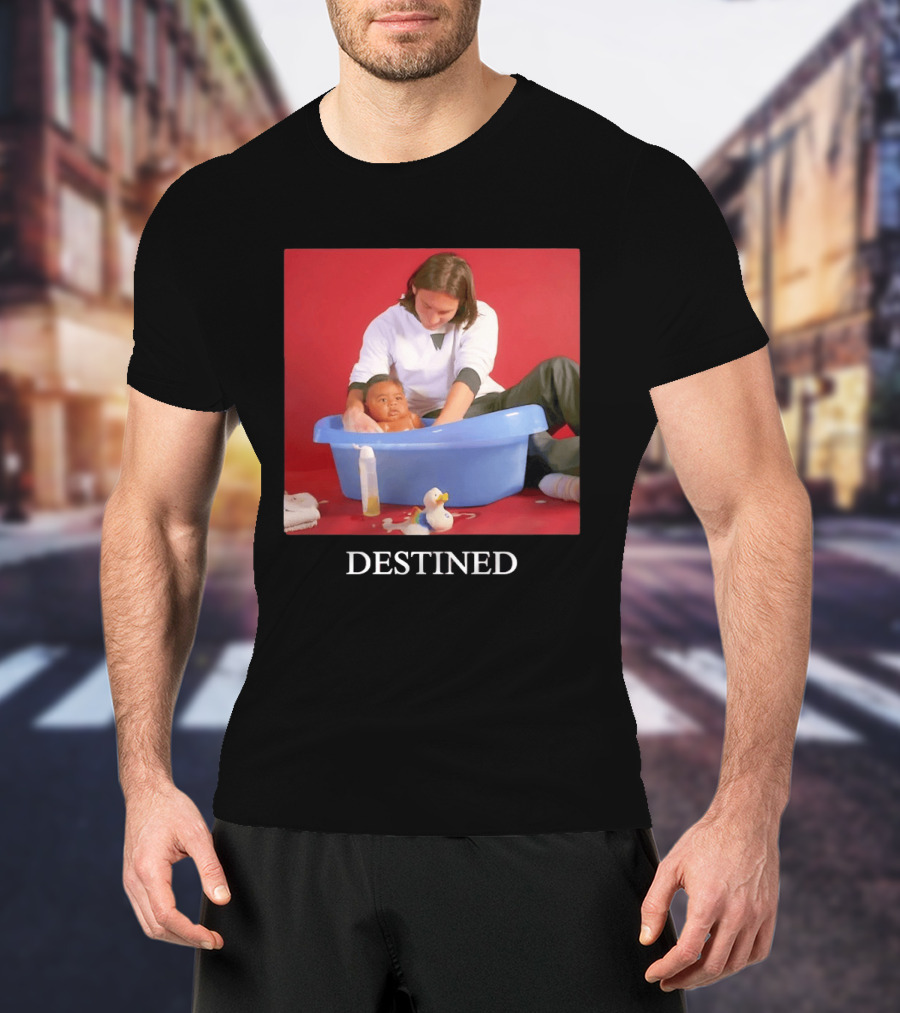 Lionel Messi Lamine Yamal Baby Bath Destined T-Shirt