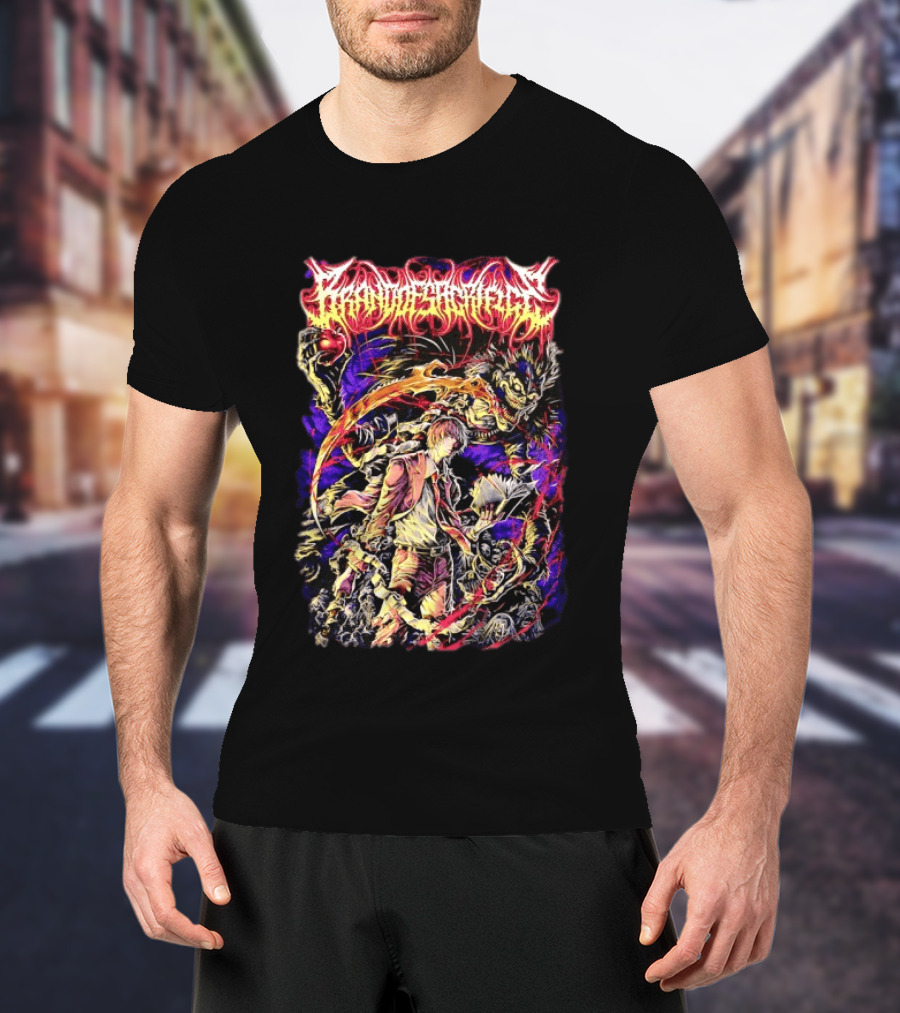 Loki Greenway Death Note Light Yagami Ryuk Heavy Metal Manga T-Shirt