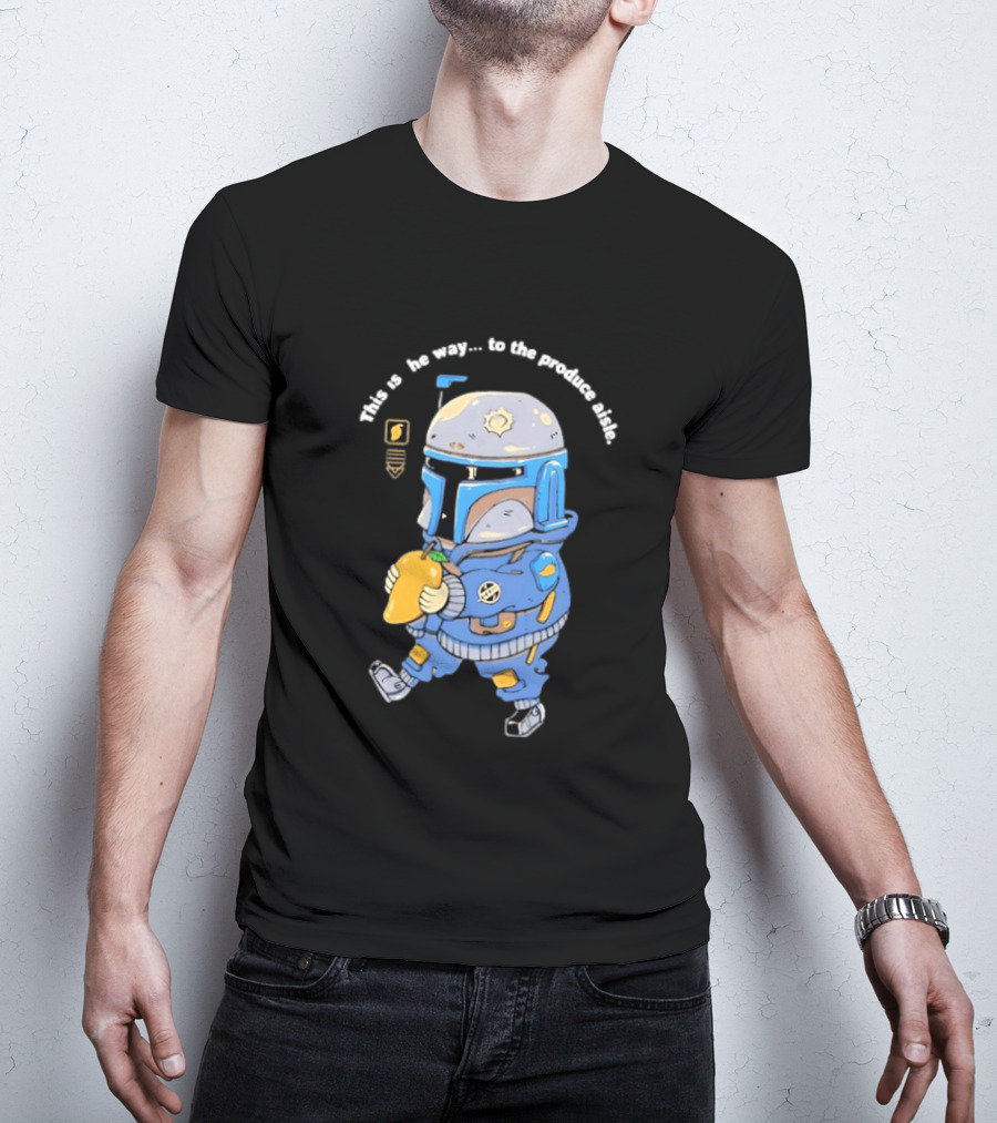 This Is The Way To The Produce Aisle Mandalorian Mango T-Shirt