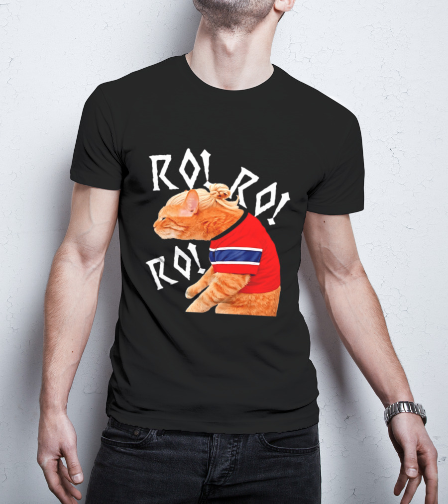 Ro Ro Ro Norwegian Cat El Michi Meme Norway T-Shirt