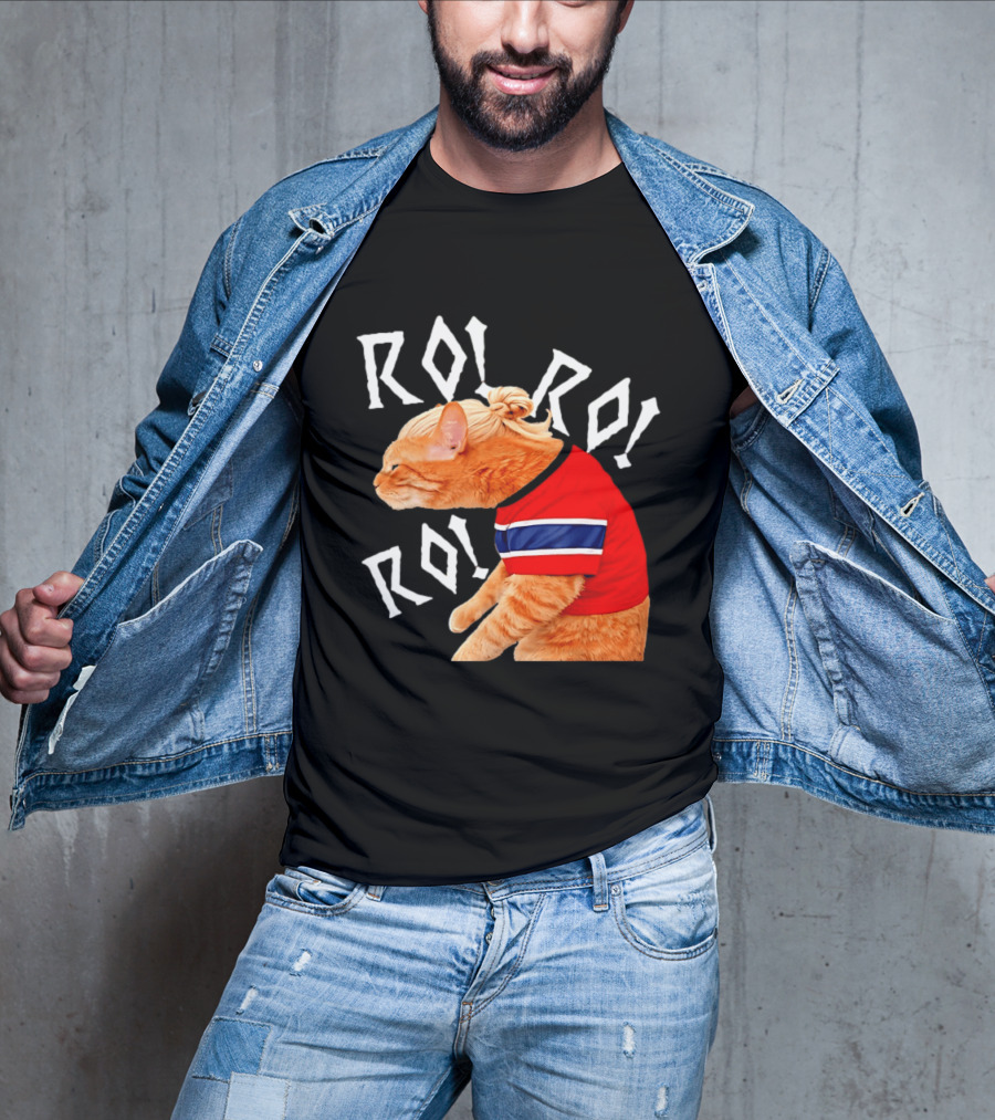 Ro Ro Ro Norwegian Cat El Michi Meme Norway T-Shirt