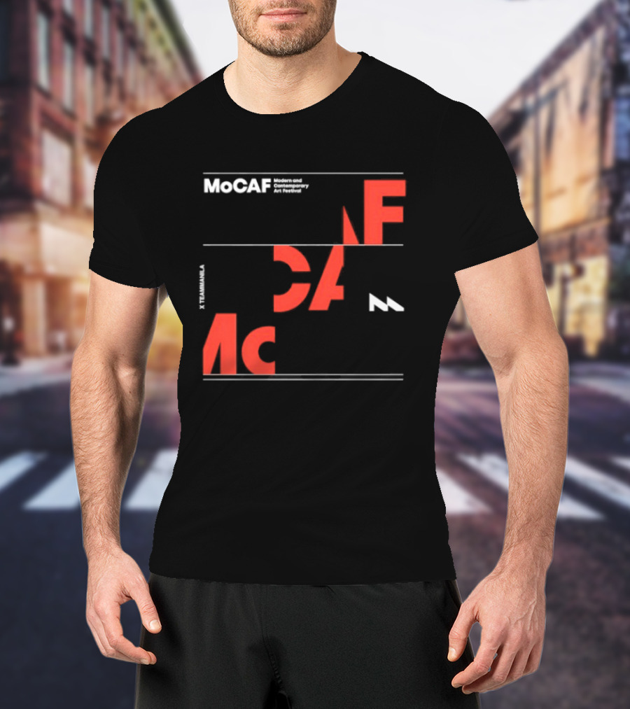 MoCAF Modern Contemporary Festival TeamManila Collaboration T-Shirt