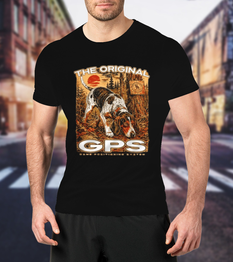 The Original GPS Game Positioning System Hound Dog Shield Republic T-Shirt