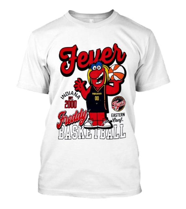 Freddy Indiana Fever Basketball Est 2000 Eastern Conf T-Shirt