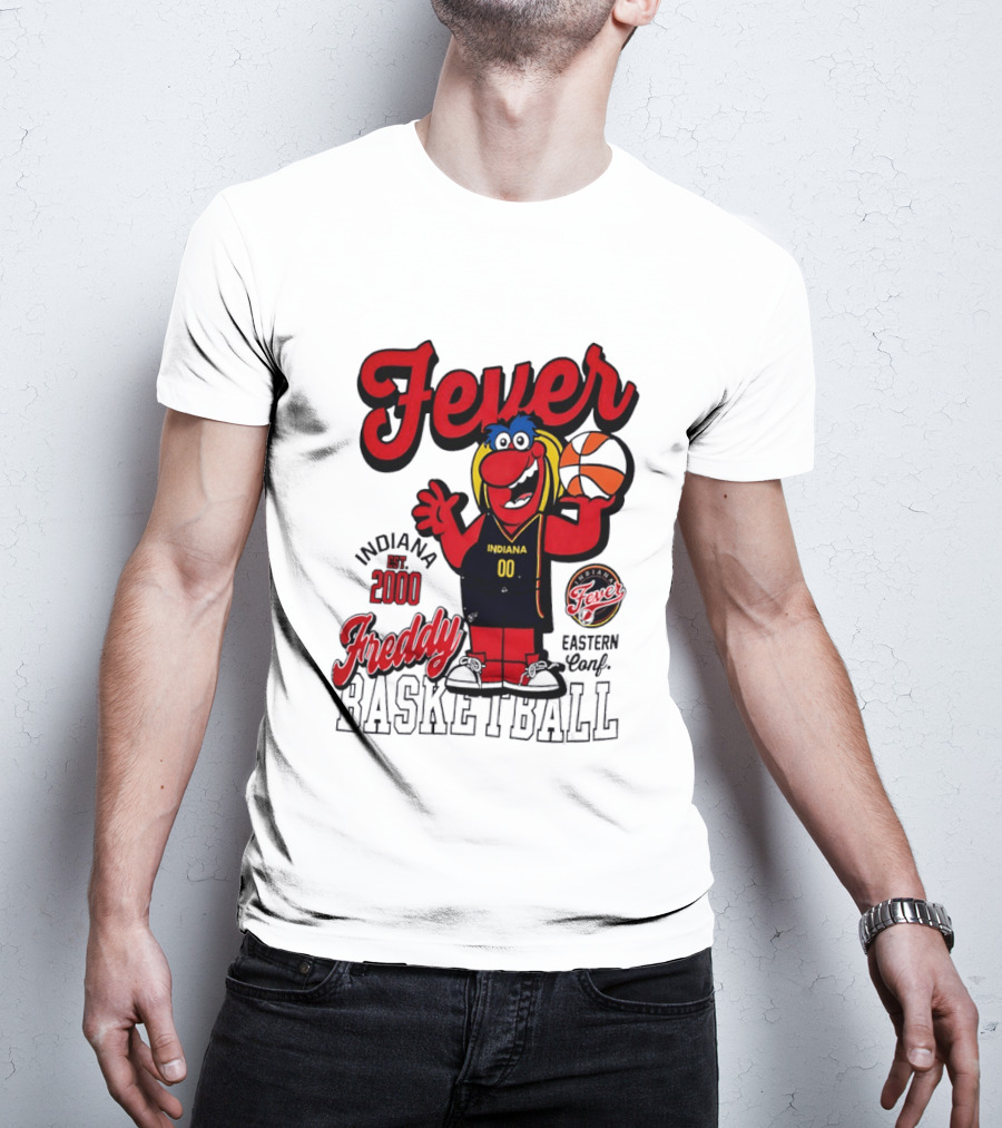 Freddy Indiana Fever Basketball Est 2000 Eastern Conf T-Shirt