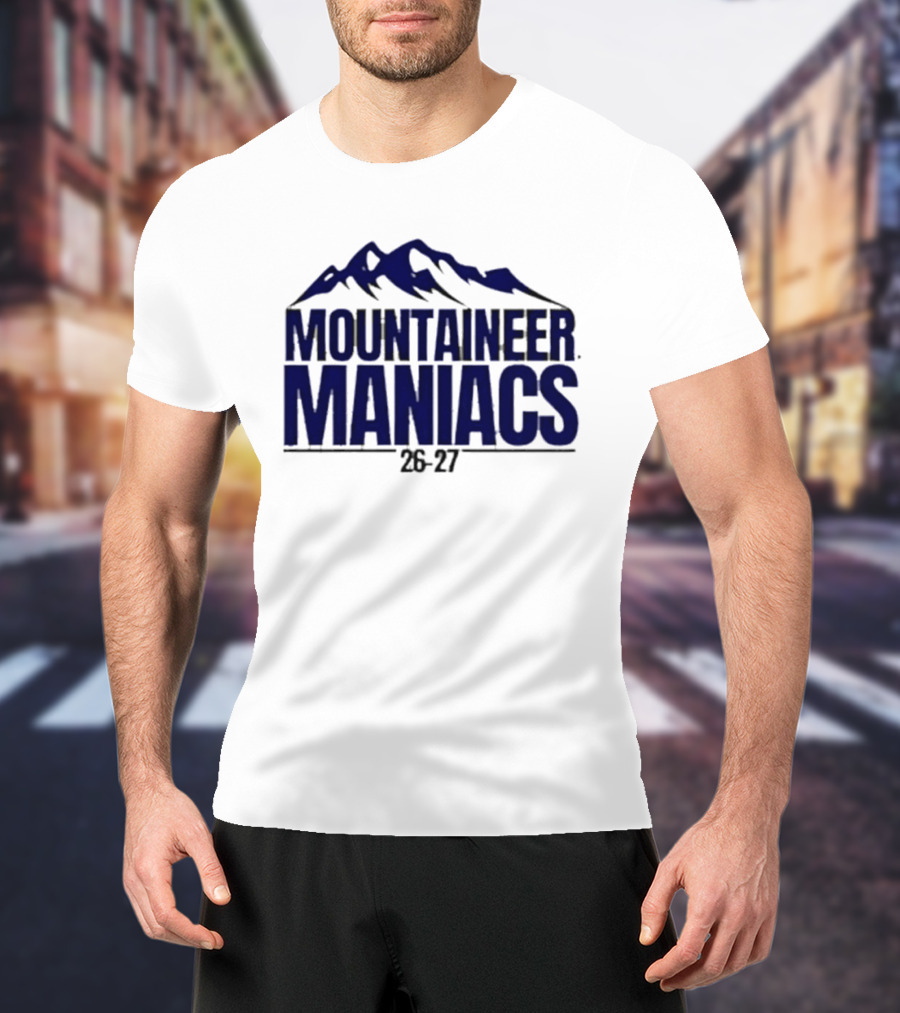Mountaineer Maniacs 2026 2027 Mountain T-Shirt