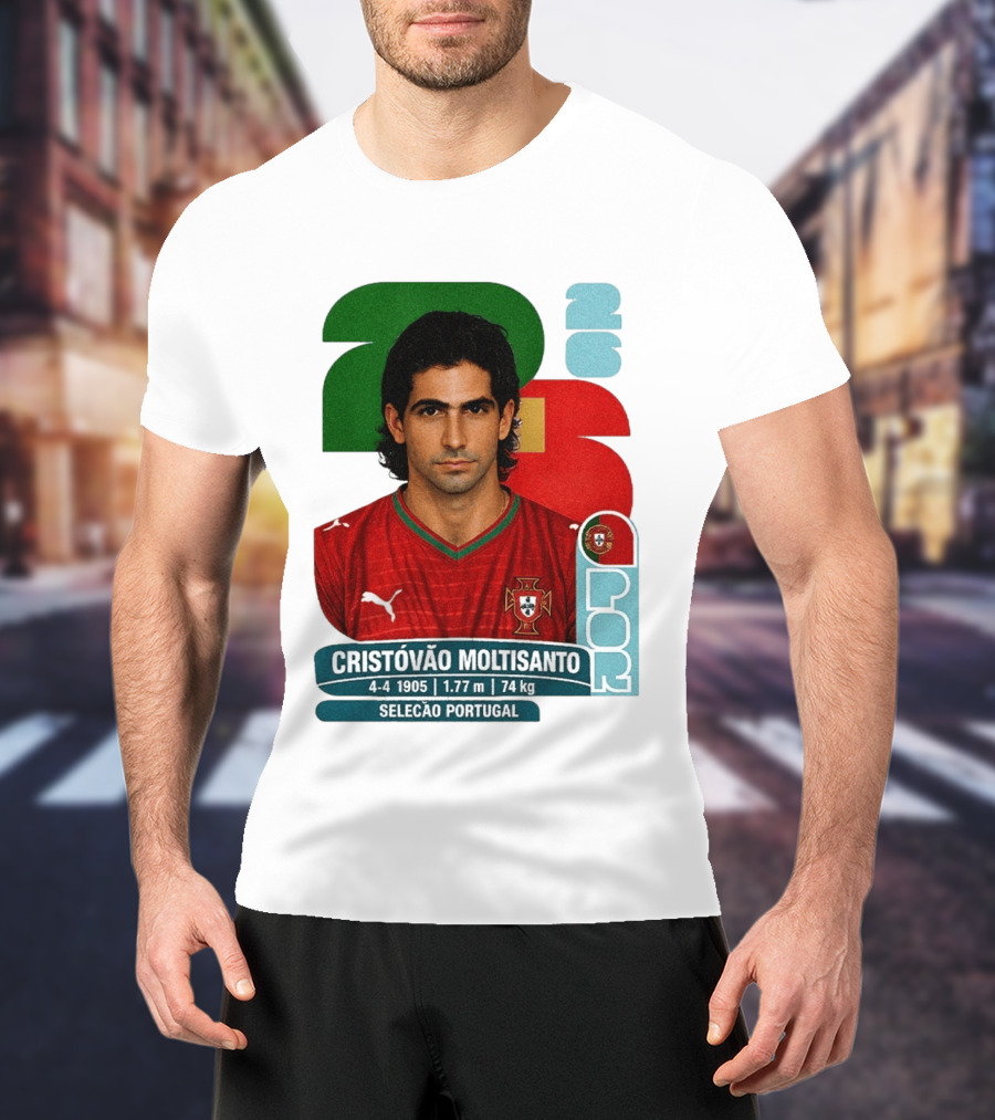 Cristóvão Moltisanto Seleção Portugal 2026 Soccer Card T-Shirt